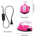 thumbnail image 2 of Minimáquina de prensado en caliente de hierro, plancha eléctrica portátil con cable eléctrico de carga y almohada de prensado en caliente para zapatos y ropa de bricolaje, 2 of 7