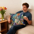 thumbnail image 6 of Hometravel Decorative Pillow Cases for Home, Sofa Cushion Covers for Furnishings, Soft Fabric Accent Covers for Furniture, Living Room and Bedroom Covers for Lounge, Chair, Bench, 6 of 6