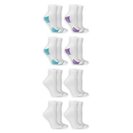 Women's Fit for Me Active 8 Pair Ankle Socks