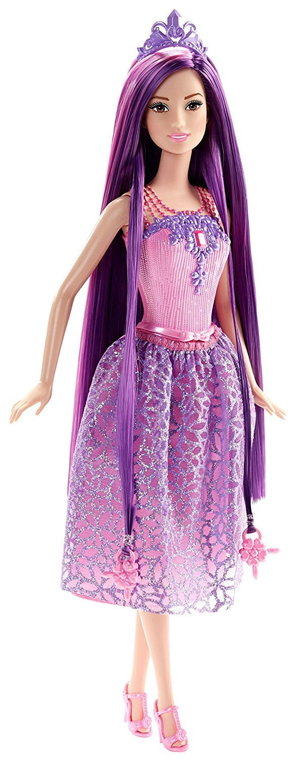 Barbie endless hair kingdom princess store doll purple