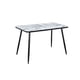thumbnail image 3 of Comedor Max Café 4 Sillas Rectangular Mobilkraft Mesa con Base Metálica y Cubierta de Formica Marmoleada, 3 of 5