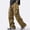 Brown, variant on Men Fashionable Casual Cargo Pants Comfortable Pocket Drawstring Sweatpants Wide Leg Cargo Pants Big Boys Sleepers
