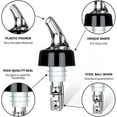 thumbnail image 2 of Bottle Pourers for Alcohol,, Measured Pour Spouts for Liquor Bottles, Automatic Measured Bottle Pourer Drinks Wine Cocktail Dispenser Home Bar Bartending Tools 45ml(Blue), 2 of 8