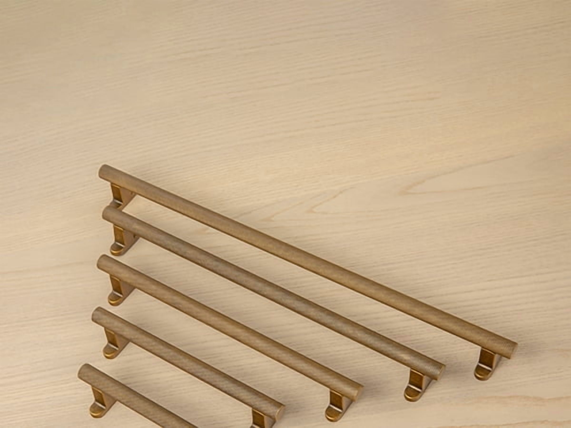 Goo-Ki Antique Brass Cabinet Handles,3''(76mm) Hole Center Cabinet Pulls for Drawer,Dresser,Cupboard Wardrobe Cabinet,6 Pack