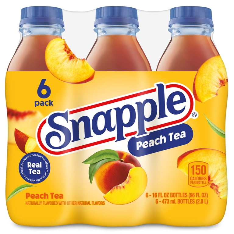 Snapple Natural Peach Tea, 16 fl oz, 6 Pack photo 7