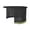 Black 25 without zip, variant on High Visibility Adjustable Sun Cover for Helmet Hat Lightweight Polyester Construction 4 Color