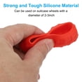thumbnail image 4 of Uxcell Luggage Suitcase Wheels Cover, 12 Pack Silicone Carry on Luggage Wheels Cover Suitcase Wheel Covers, Red, 4 of 7