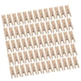 thumbnail image 3 of 100pcs Mini Photo Clamps Wooden Clips Burlywood Wood Clamps for Memos Cards Photo Storing Size 2, 3 of 7