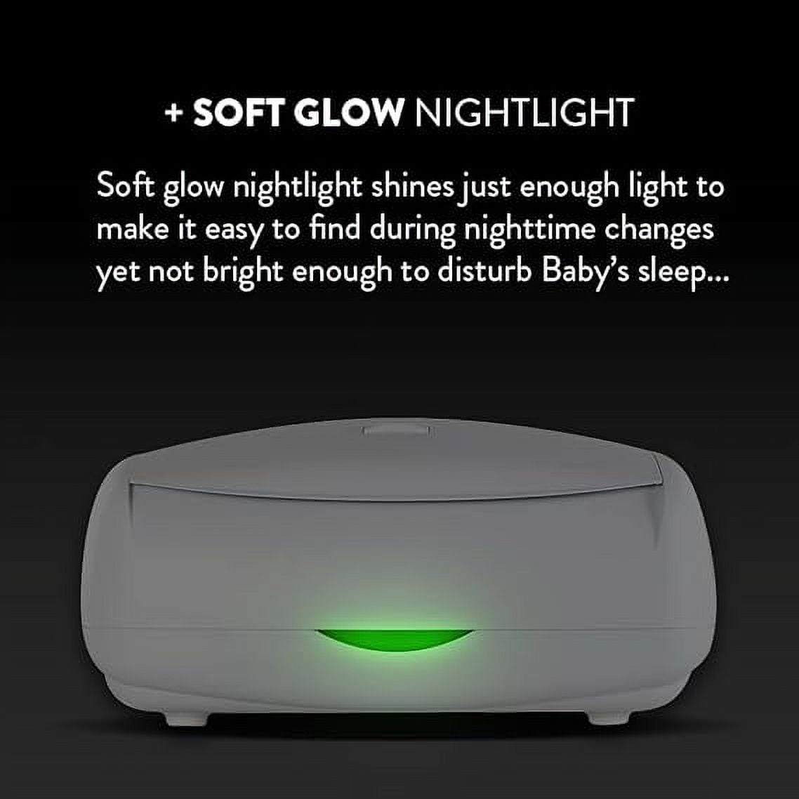 Prince Lionheart White Ultimate Wipes Warmer with Integrated Nightlight and Ever Fresh System