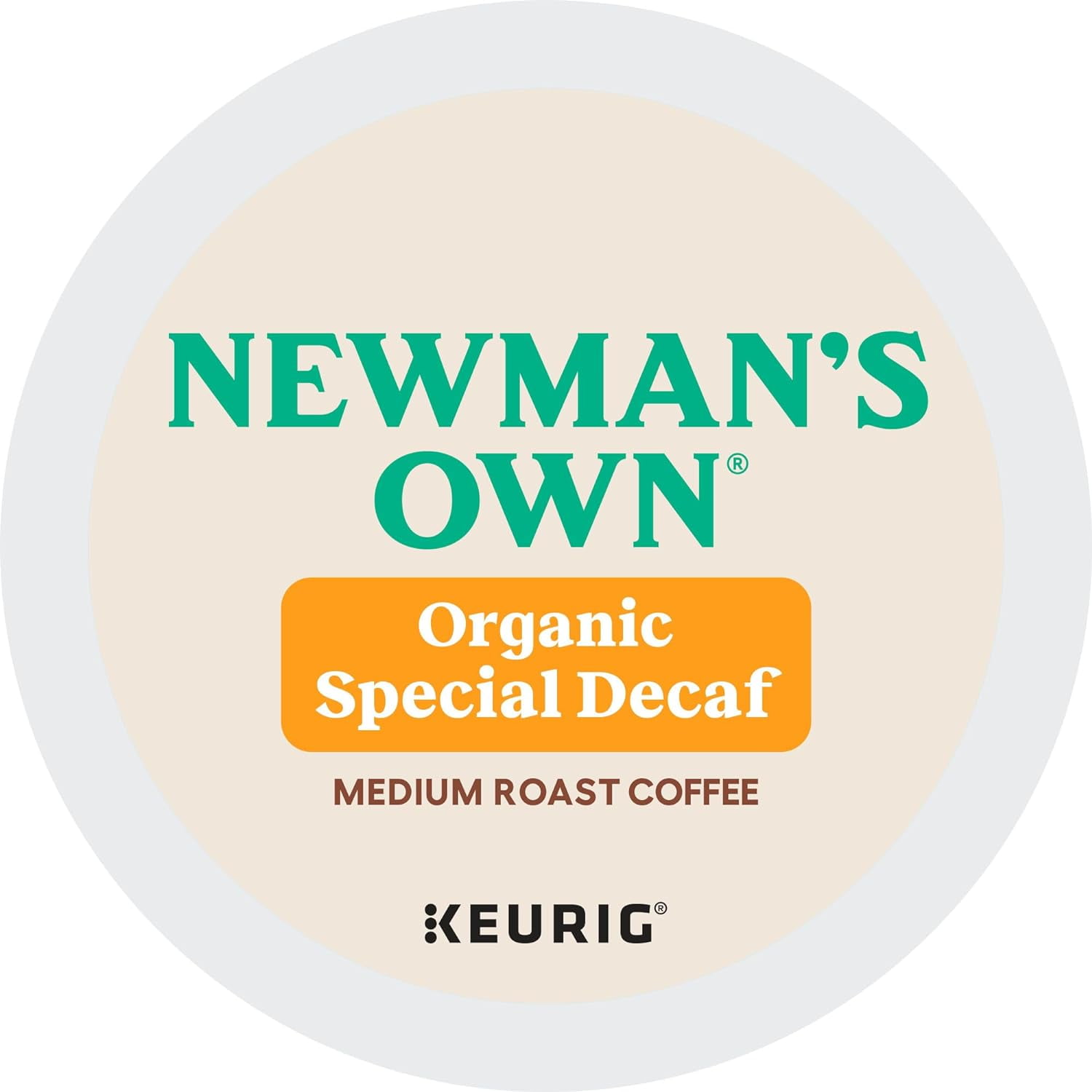 Newman's Own Organics Special Blend Decaf Keurig Single-Serve K-Cup Pods, Medium Roast Coffee, 72 Count