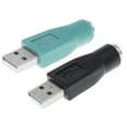 thumbnail image 3 of Adaptador USB macho a PS/2 hembra perfecl Teclado Ratón Convertidor Teal, 3 of 8