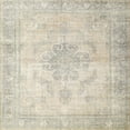 thumbnail image 1 of Ahgly Company Indoor Square Traditional Sand Brown Persian Area Rugs, 8' Square, 1 of 6