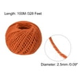thumbnail image 2 of Unique Bargains 328 Feet 2.5mm Garden Twine, Jute Rope, Jute Twine String Cords Orange, 2 of 6