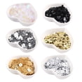 thumbnail image 3 of SPRING 5mm square mesoporous PVC sequins Sewing craft DIY Scrapbook clothing accessorie Silver, 3 of 6