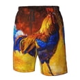 thumbnail image 4 of Fotbe Colorful Rooster Trajes de Baño Estampados para Hombre, Shorts de Verano de Secado Rápido, Ropa de Playa, Bañadores-Large, 4 of 6