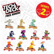 Tech Deck Free Riders Single Blind Pack Fingerboard Toy, Ages 3 & up (Styles May Vary)