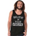 thumbnail image 5 of Believe in Your Selfie Hashtag Humor Tank Top Tee Shirt Women Brisco Brands S, 5 of 6