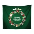 thumbnail image 1 of Tapestry Merry Christmas Wall, 150 x 130 cm, microtela de fibra, 1 of 1
