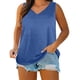thumbnail image 2 of Craaazy Women's Oversized Sleeveless Tunic Tops, Lightweight Casual Shirt, Plus Size V Neck Loose Fit Blouse for Everyday Outfits Gifts, 2 of 7