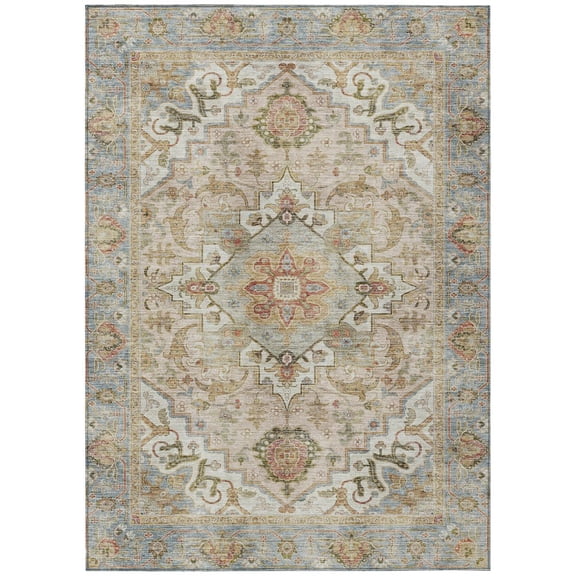 Dalyn Rugs Machine Washable Indoor/Outdoor Chantille ACN2163 Beige 2'6" x 3'10" Rug