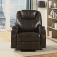 thumbnail image 3 of ACME Waterlily Motion Rocker Recliner with Swivel in Brown, 3 of 6