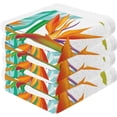 thumbnail image 3 of GZHJMY Golden Sunflower 100% Cotton Washcloths 4 Pack,Highly Absorbent and Soft Feel Fingertip Towels, 3 of 7
