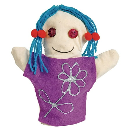 UPC: 0191487012928 | Colorations Canvas Person Puppets – Set of 12