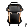 thumbnail image 4 of Carrito de bar 2 Niveles Servicio tipo Eams negro PEQUEÑO, 4 of 7
