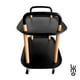 thumbnail image 4 of Carrito de bar 2 Niveles Servicio tipo Eams negro PEQUEÑO, 4 of 7