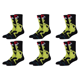 thumbnail image 1 of Monster Socks Cómodos Calcetines Navideños Unisex Suministros para Fiestas (A) Verde, 1 of 4