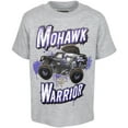 thumbnail image 3 of Monster Jam Grave Digger Mohawk Warrior Zombie Toddler Boys 4 Pack T-Shirts Toddler to Big Kid, 3 of 5