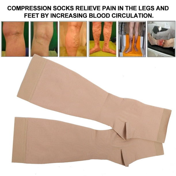 Cheers Unisex Knee-High Medical Compression Stockings Varicose