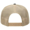 thumbnail image 7 of Couver 5 Panel High Crown Back Split Mesh Polyester Foam Trucker Hat, Navy Blue Khaki, 6 Count, 7 of 7