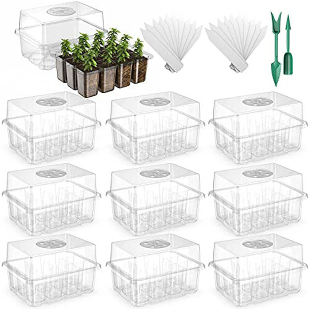 Seedling Trays Seed Starter 120 Cells Reusable Seed Starter Tray,10