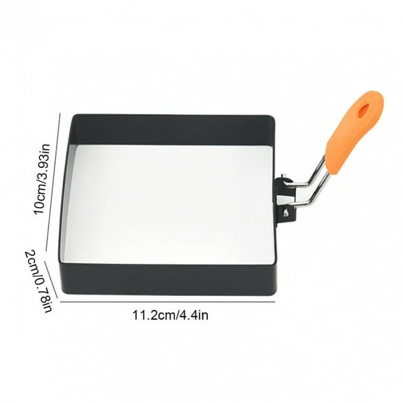 Stainless Steel Egg Fried Ring Non-stick Square Pancake Mold Muffins Omelet Maker Frying Egg Cooking Tool Kitchen Accessories