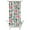 White-55, variant on Waterproof Pioneer Shower Curtain 36x72 Inch Polyester Unique Colorful Floral Shower Curtain for Bathroom Hotel Home Decor with 7 Plastic Hooks