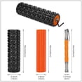 thumbnail image 3 of in Foam Roller Set Trigger Point Back Foam Roller with Massage Stick for Deep Muscle Exercises Massage Yoga Pilates, 3 of 6