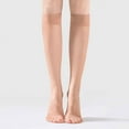 thumbnail image 2 of Fgnfyis Bas Solides 2 Pcs pour Femmes, Bas d'Été Fins Confortables, Beige Transparent, 2 of 5