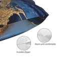 thumbnail image 3 of Sikiie Navy Blue Marble Pillow Covers, Throw Pillow Case Cushion Covers,Cushion for Bedroom,Couch,Home-14"x20", 3 of 6