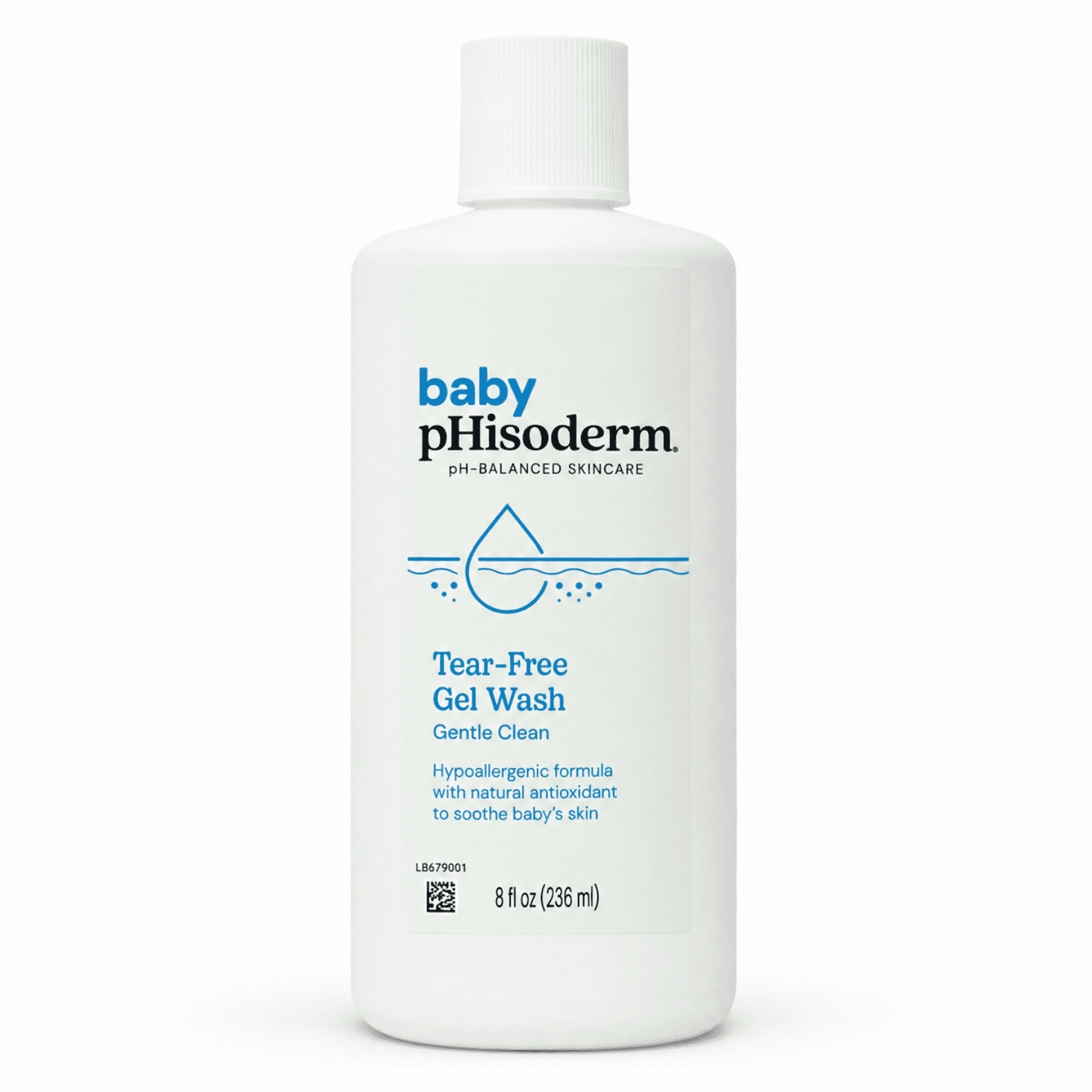 Phisoderm Baby Tear-Free Gel Wash, Gentle Clean, 8 fl oz