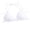 White, variant on Triangle Bikini Top for Women String Halter Push Up Bathing Suits Top Swimsuit Tops