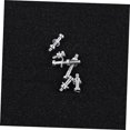 thumbnail image 3 of CTIRCHIU Silver Turntable Headshell Mounting Kit 6Pcs for Phonograph Mounting, 3 of 7