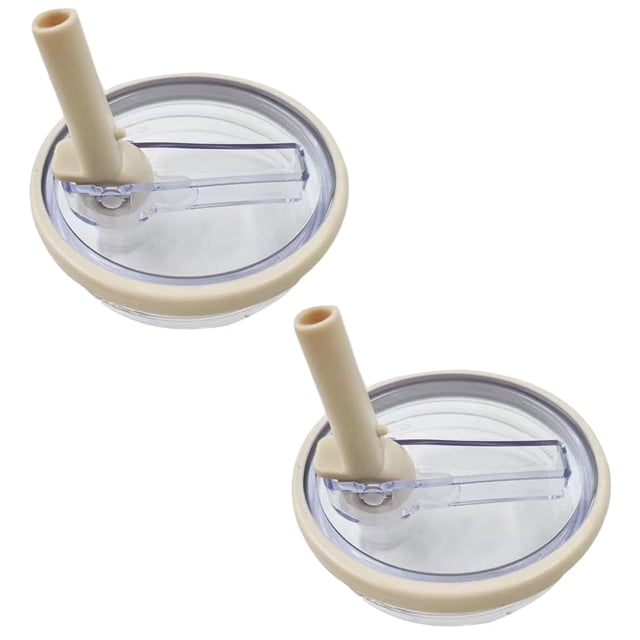 2 Pcs Couvercle à Paille Rabattable pour Gobelet de 40 oz, Couvercles de Gobelet Anti-Éclaboussures et Résistants aux Éclaboussures, Couvercle de Gobelet Réutilisable pour Gobelet de Voiture et Gobelet de 40 oz