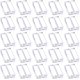 thumbnail image 2 of 25 soportes acrílicos para colocar tarjetas, soportes para números de mesa, soporte de exhibición de tarjeta transparente de escritorio, soportes de acrílico transparente para fotos de boda, menú de o, 2 of 11