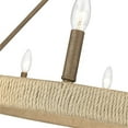 thumbnail image 3 of Golden Lighting Yates 9 Light Chandelier in Burnished Chestnut, 3 of 5