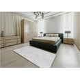 thumbnail image 5 of Ahgly Company Machine Washable Indoor Square Transitional Gray Cloud Gray Area Rugs, 6' Square, 5 of 7