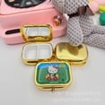 thumbnail image 6 of Hello Kitty Sanrio Pill Subpackage Box Cartoon Portable Seal Metal Medicine Box Jewelry Storage Box Anime Peripheral Girl Gifts, 6 of 10