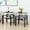 Black Glass + Black Table Legs, variant on Set of 2 Modern Black Tempered Glass Coffee Tables, Square Tea Table End Tables with Metal Legs, 2-Tier Glass Side Tables for Living Room, Bedroom, Apartment, 150 lbs Capacity
