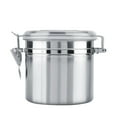 thumbnail image 1 of ZPSHYD Récipient à café Sous Vide en Acier Inoxydable, Pot de Stockage scellé, Boîte de café Scellée en Acier Inoxydable et Boîte de Céréales pour Grains de thé au Sucre,, 1 of 14
