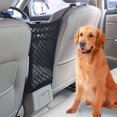 thumbnail image 2 of 3 Layer Mictuning Universal Carseat Handbag Car Back Seat Net Holder Barrier Pet, 2 of 9